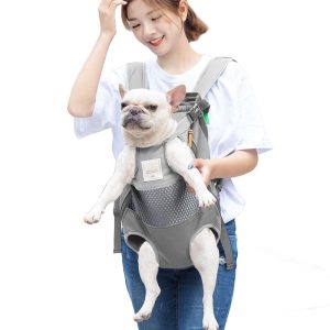 Pet Backpack Carrier For Cat Dogs Front Travel Dog Bag Carrying Animals Small Medium Bulldog Puppy Para Perro