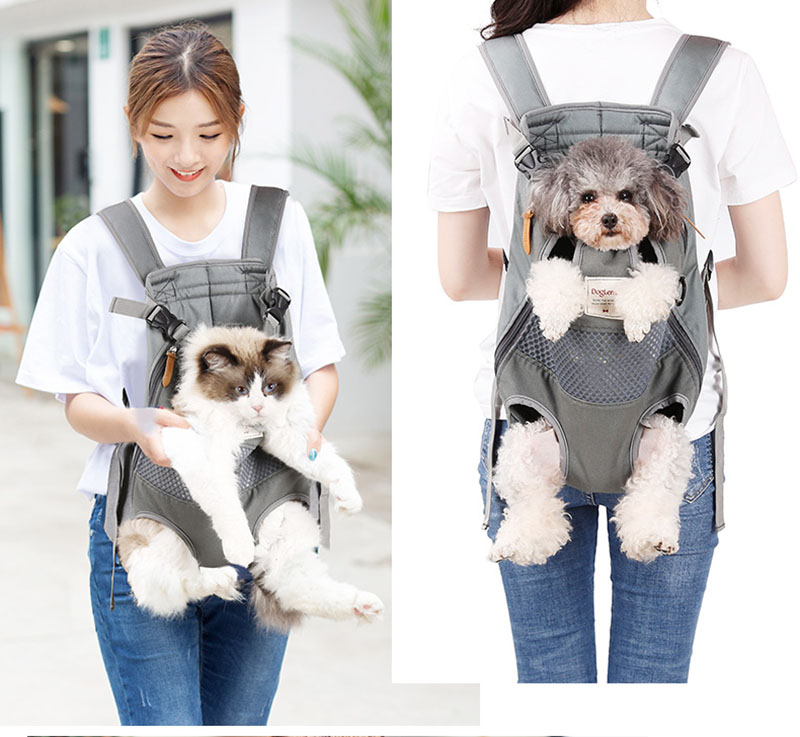 Portable Pet Backpack Carrier For Small To Medium Cats Dogs Puppies Bulldogs Ideal For Travel - 12