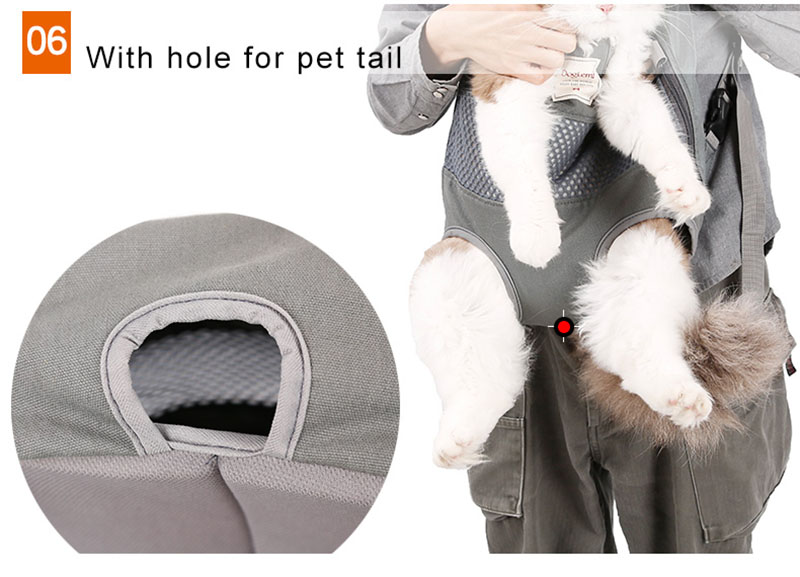 Portable Pet Backpack Carrier For Small To Medium Cats Dogs Puppies Bulldogs Ideal For Travel - 9