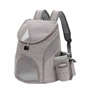 Portable Mesh Dog Bag Breathable Backpack Large Capacity Cat Carrying Outdoor Travel Pet Carrier