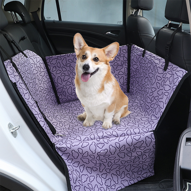 Waterproof Oxford Cloth Pet Car Seat Cover Breathable Dogcat Hammock Rear Back Mat For Pet Transportation - 4