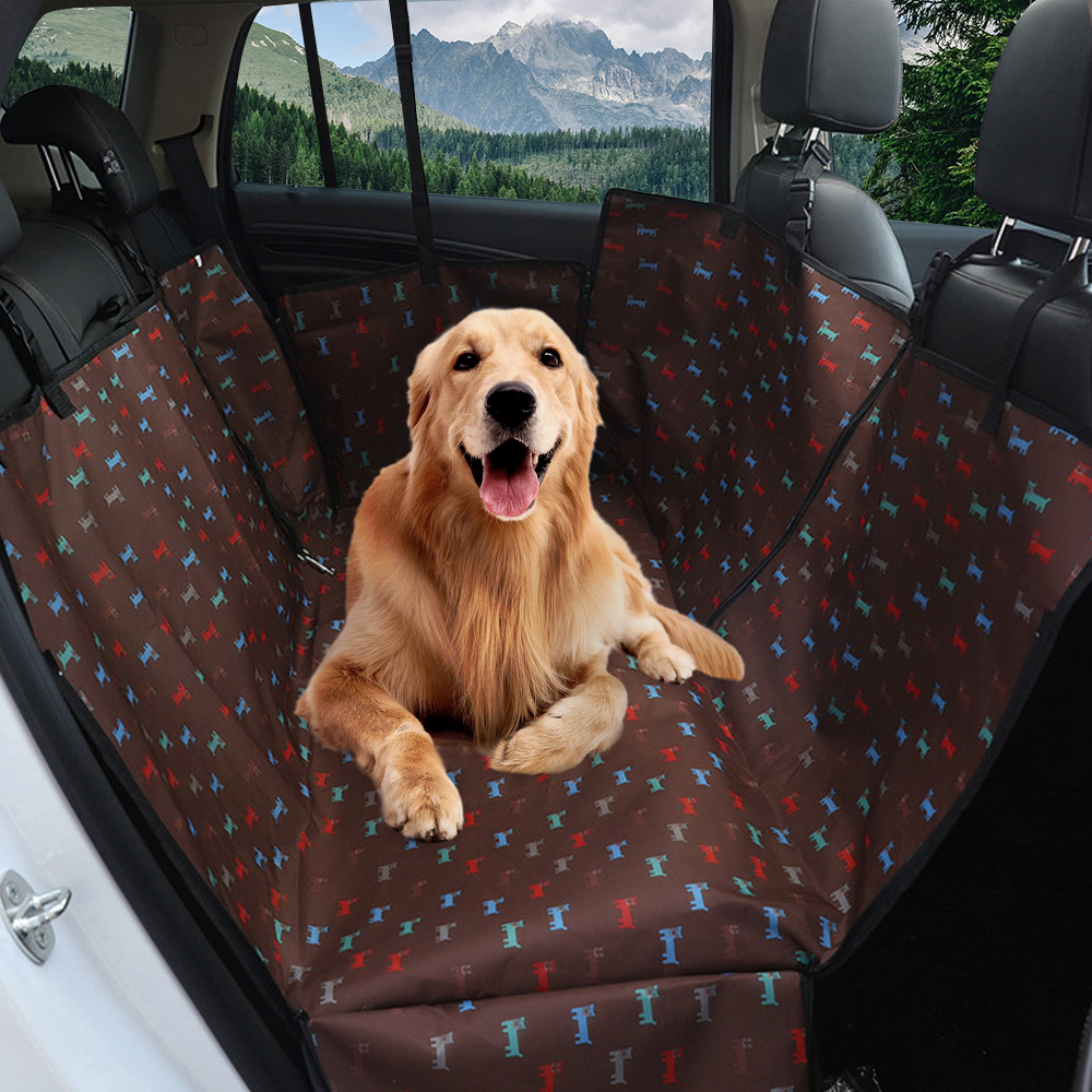 Waterproof Car Seat Cover Hammock For Pets Dog Cat Rear Back Seat Carrier Cushion Protector For Transport - 4