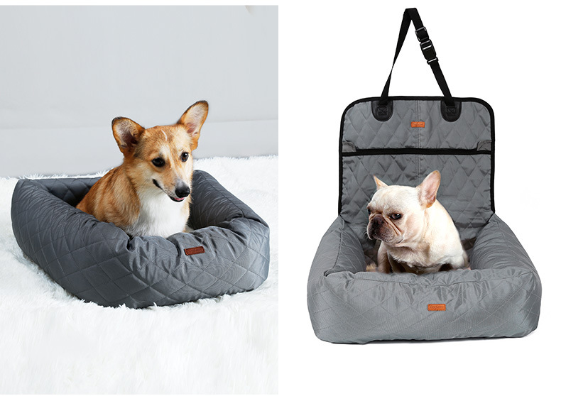 Deluxe Pet Carrier Cover Removable Dog Car Seat Bed For Small To Medium Dogs Ideal For Travel Indoor Outdoor Use - 15