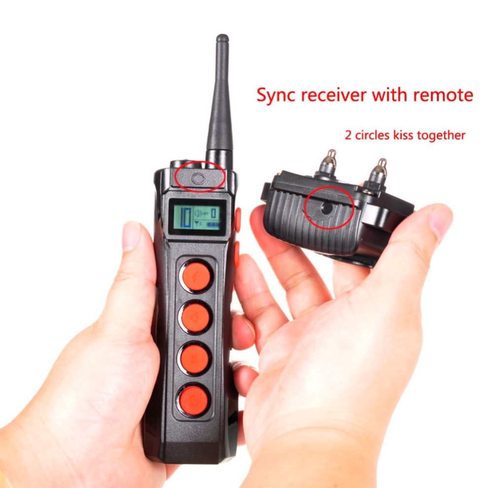 Aetertek Rechargeable Dog Training Collar With Remote Lcd Display 1000m