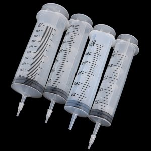 1pc High-capacity Disposable Nutrient Hydroponics Feeding Syringe 250ml 300ml 350ml 500ml