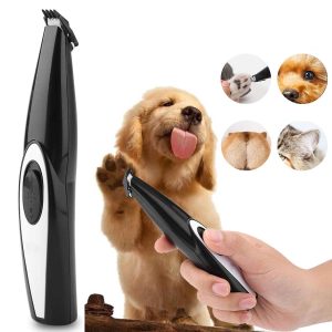 Usb Rechargeable Dog Cat Foot Hair Trimmer Pet Grooming Tool Mini Electrical Clipper Shaving Trimming Machine Built-in