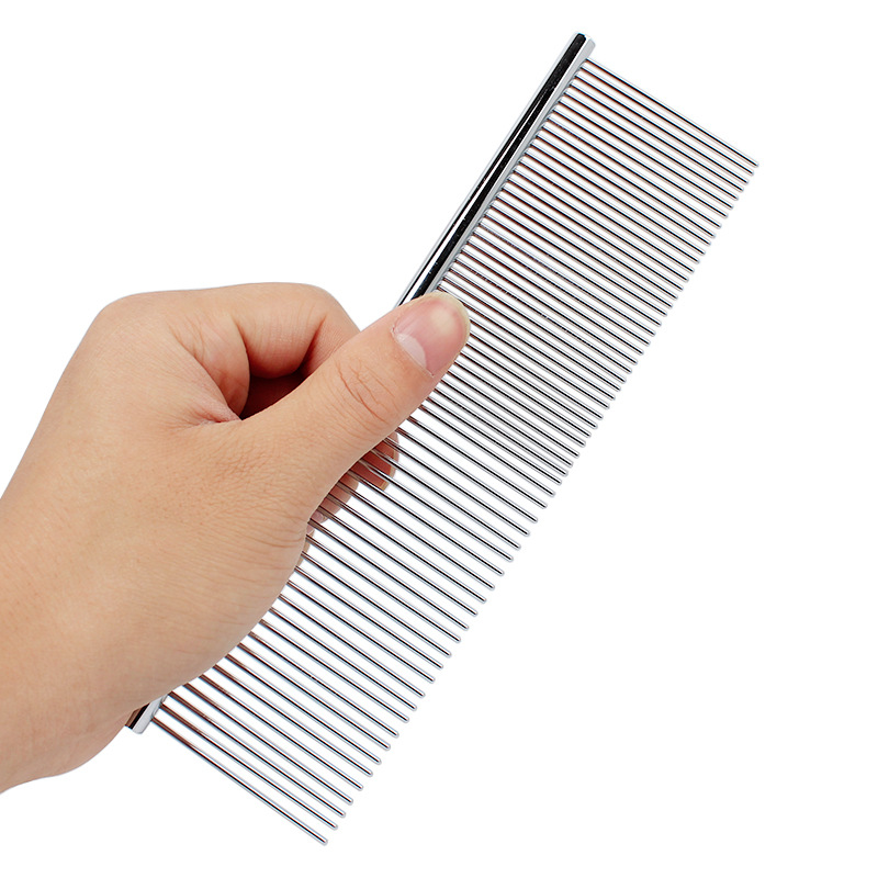 Fathin Pet Grooming Combs Stainless Steel Dog Brush Available In M L Xl For Small To Large Dogs And Cats - 6