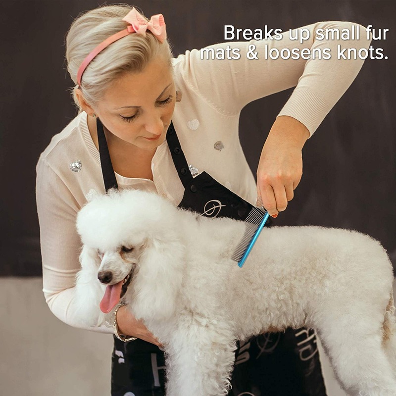 Colorful Piano Professional Anti-corrosion Grooming Comb For Dogs Cats Stainless Steel Pet - 3