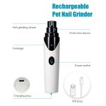 Electric Pet Nail Grinder Paws Trimmer Dog Nails Grooming Tool Cat Clipper Trimming Cutter Usb Charging Shop Supply - 5