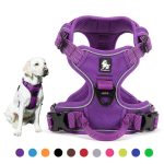 Truelove No Pull Dog Harness Adjustable Safety Nylon Large Pet Vest Padded Reflective Outdoor For Dogs Leash Control