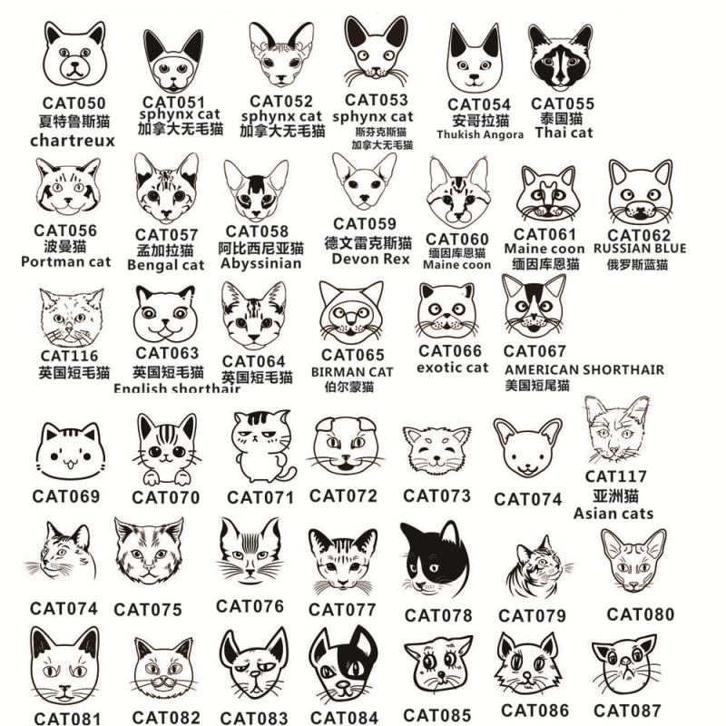 Dog Id Tags Free Engraving Cat Name Tag Kitten Puppy Collar Accessories Personalized Stainless Steel For - 6