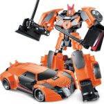 Wei Jiang 20cm Cool Alloy Metal Transformation Movie 5 Toys Anime Action Figure Robot Car Dinosaur Model Boy Toy Gifts - 4