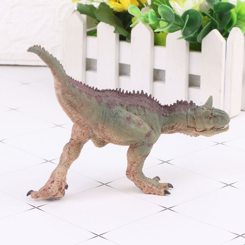 1pc Carnotaurus Dinosaur Hand Puppet Kids Educational Toy Realistic Action Figure Model - 12