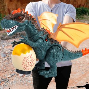 Electric Kid Children Walking Dinosaur T-rex Figure Toy With Light Sound Gift Tyrannosaurus Rex