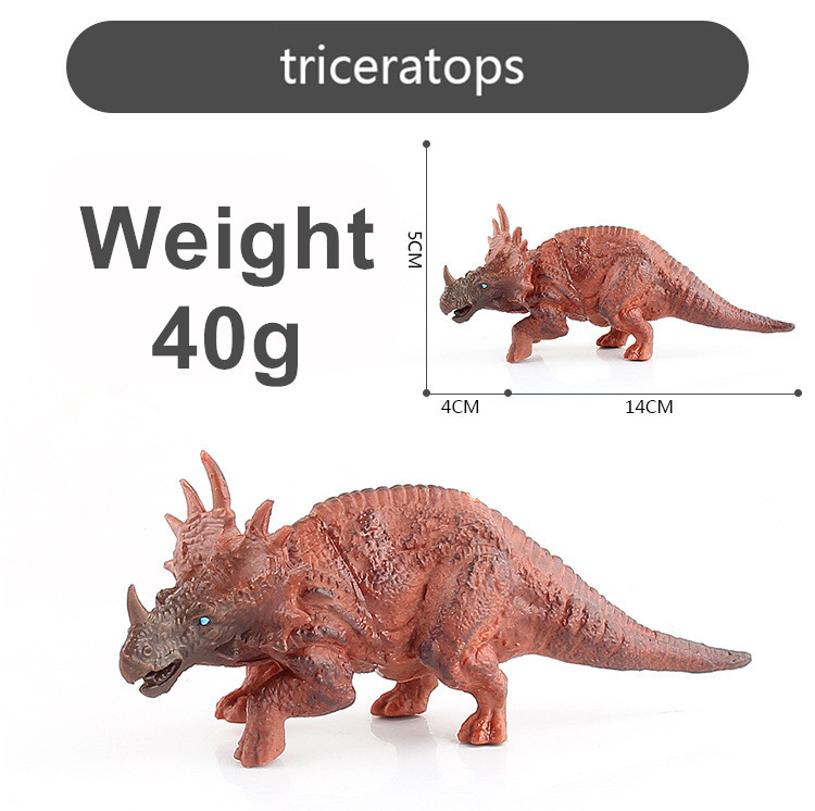 Jurassic Dinosaur Toy Models Indominus Rex Tyrannosaurus Triceratops Brontosaurus Small 15cm 13 Unique Styles - 49