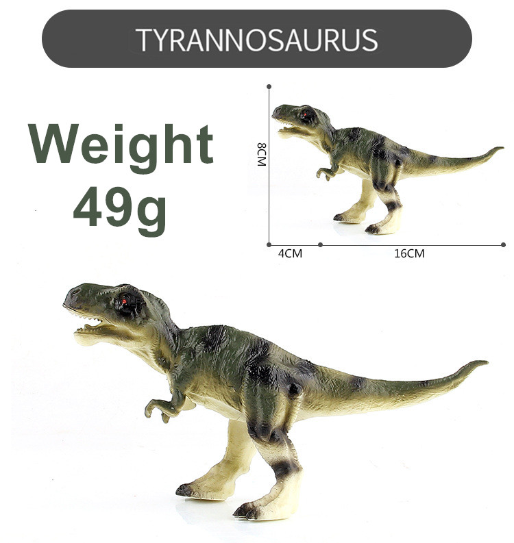 Jurassic Dinosaur Toy Models Indominus Rex Tyrannosaurus Triceratops Brontosaurus Small 15cm 13 Unique Styles - 39