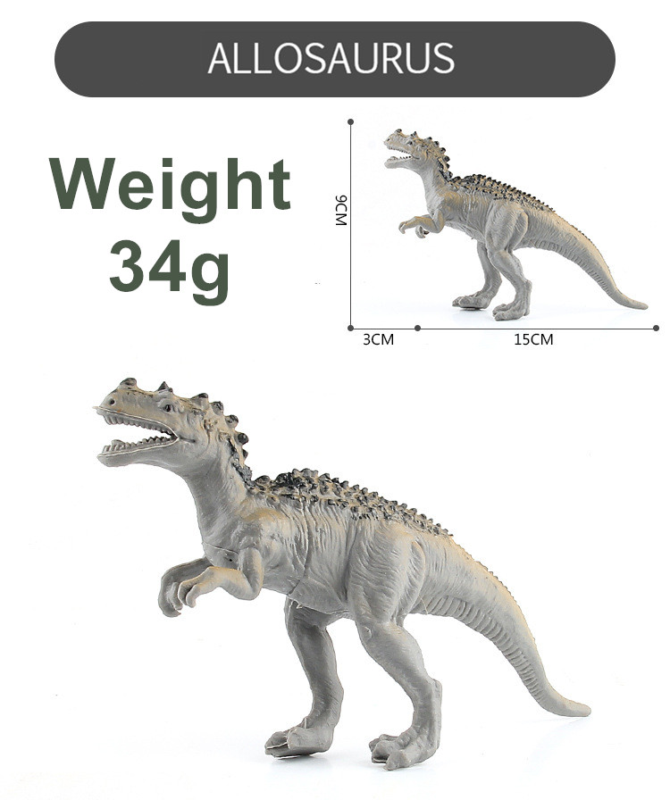 Jurassic Dinosaur Toy Models Indominus Rex Tyrannosaurus Triceratops Brontosaurus Small 15cm 13 Unique Styles - 35