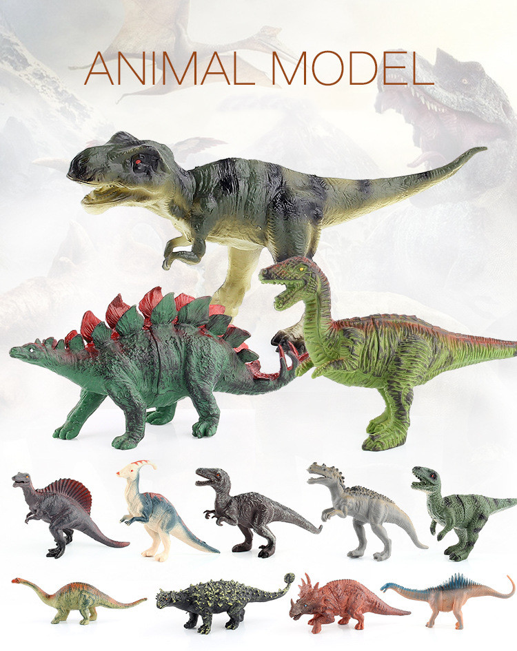 Jurassic Dinosaur Toy Models Indominus Rex Tyrannosaurus Triceratops Brontosaurus Small 15cm 13 Unique Styles - 1