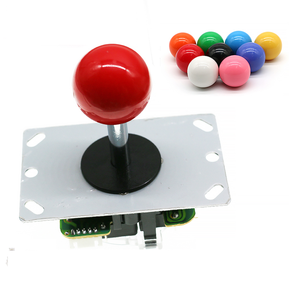 Sanwa 2 Player Arcade Joystick Diy Kit With Zero Delay Usb Encoder Board Compatible With Pc Raspberry Pi Obsf Stick Copy - 10