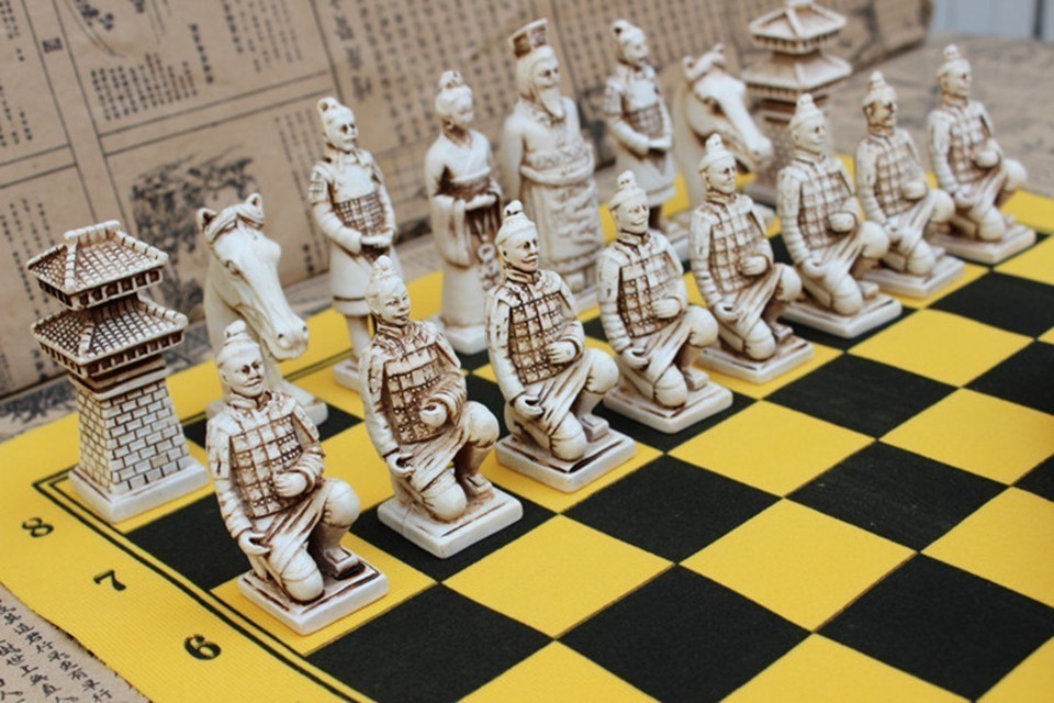 Resin Chess Set  artsy-fartsy mama