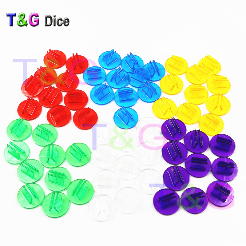 Transparent Plastic Board Game Stand For 2mm Paper Cards Dice Family Party Game Accessories Components - 7