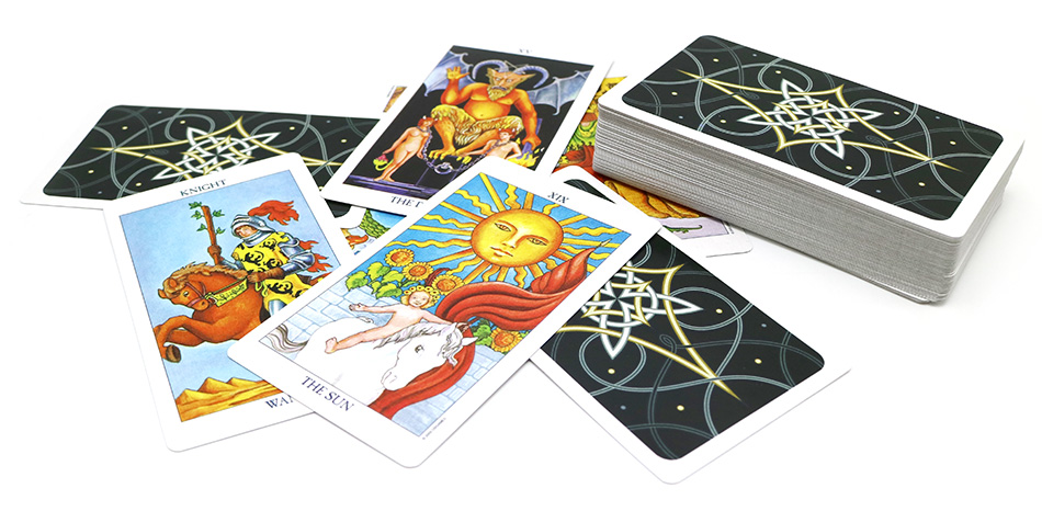 English Version Rider Tarot Cards Deck With Beautiful Bag For Personal Divination Use - 3