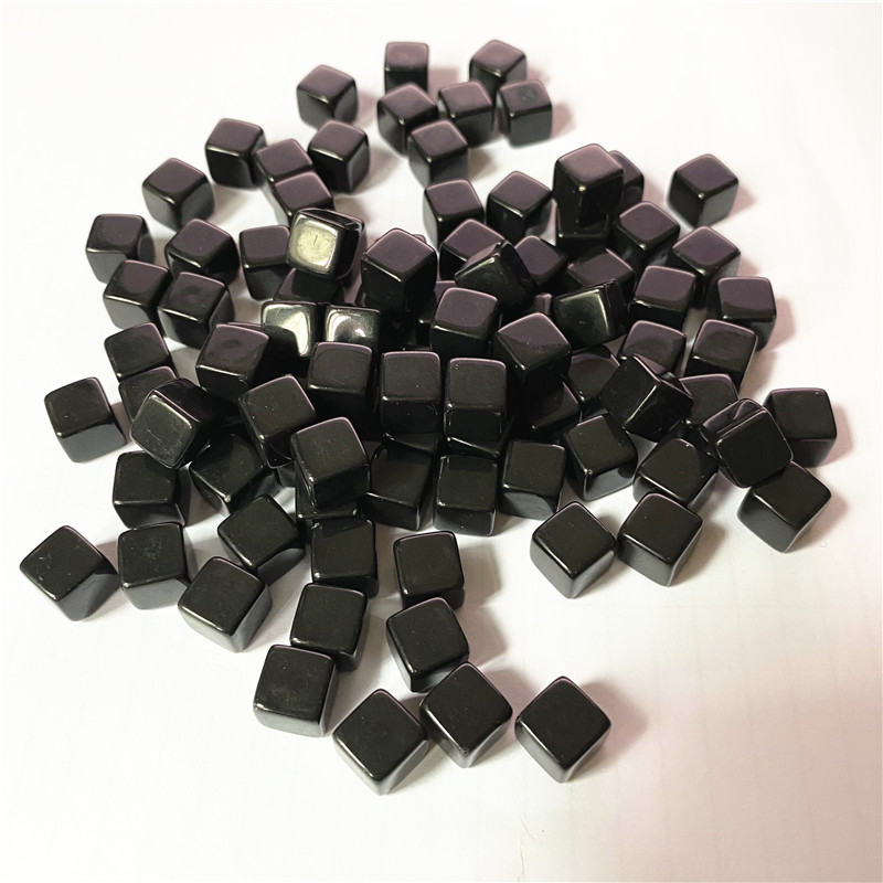 100pcs Set 10 Colors Transparent Grey Square Corner Colorful Crystal Dice Chess Piece Right Angle Cube For Puzzle Game 8mm - 5