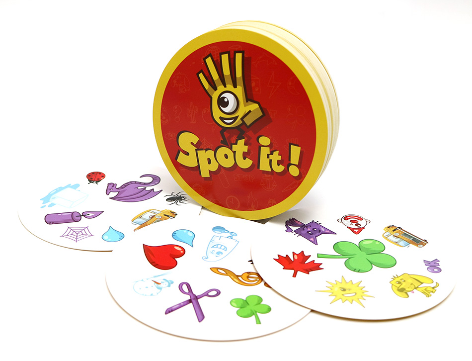 Dobble Classic Card Game 70mm Mini Spot Board Game For Kids Family Fun Educational Party Toy - 4