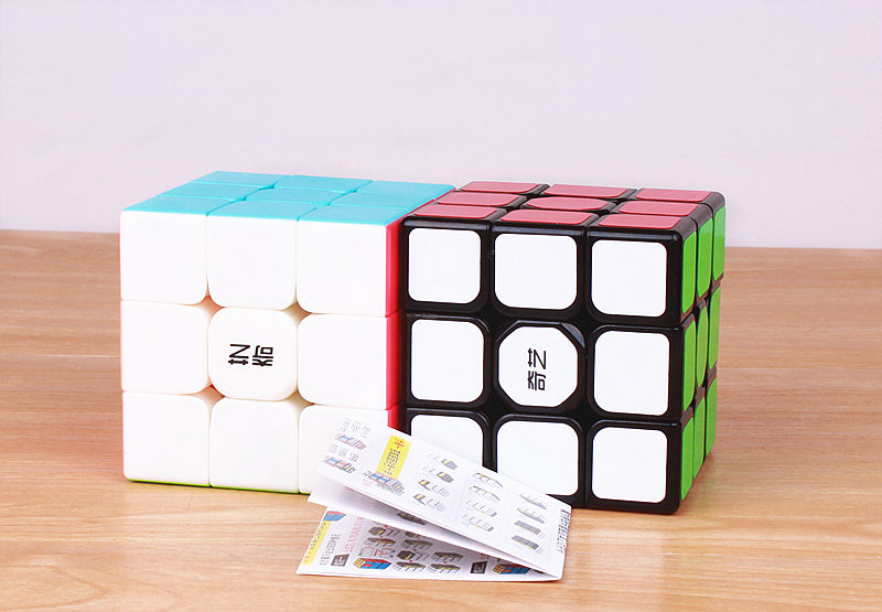 Qiyi Warrior S Professional 3x3 Speed Cube Puzzle Stickerless Montessori Educational Toy For Kids - 14