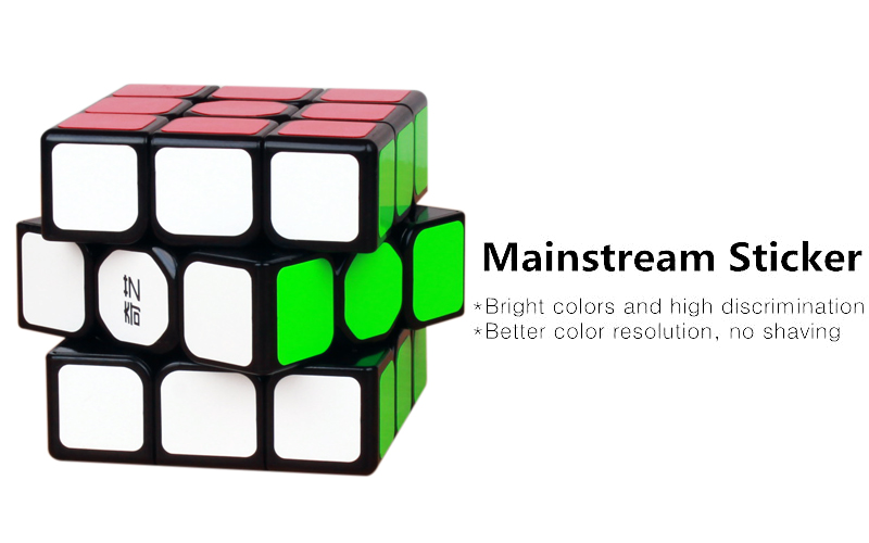 Qiyi Warrior S Professional 3x3 Speed Cube Puzzle Stickerless Montessori Educational Toy For Kids - 2