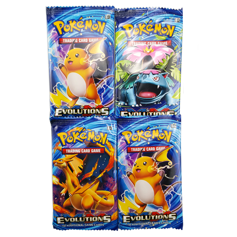 Pokemon Gx Ex Evolutions Trading Game Cards 324pcs Collectible Booster Box Set - 17