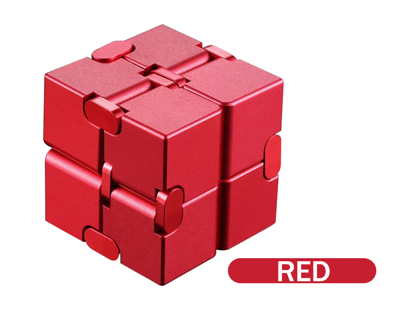 Aluminium Infinity Cube Toy Stress Relief Anxiety Reducer Deformation Infinite Edc Toy For Adults Kids - 16