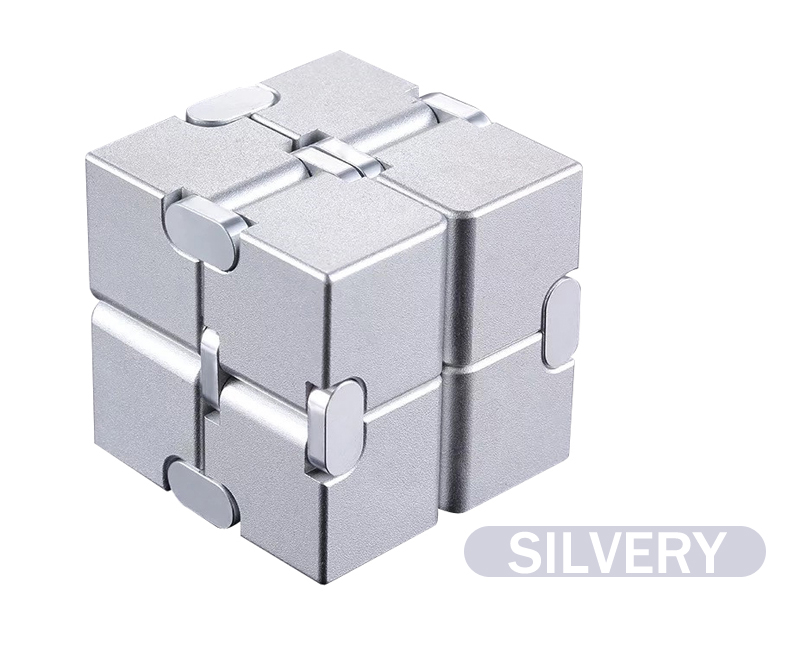 Aluminium Infinity Cube Toy Stress Relief Anxiety Reducer Deformation Infinite Edc Toy For Adults Kids - 14