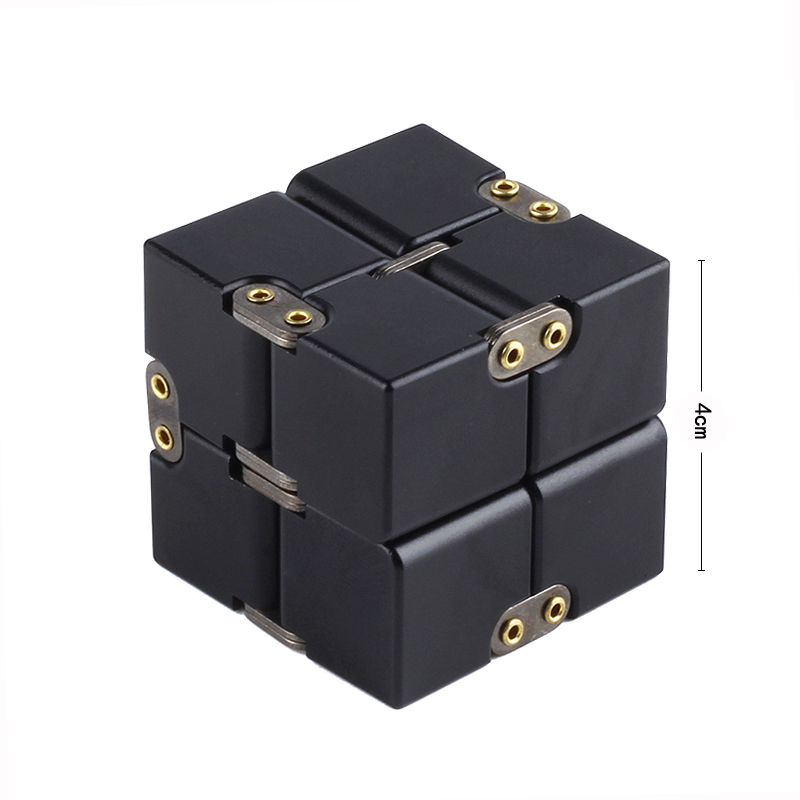 Aluminium Infinity Cube Toy Stress Relief Anxiety Reducer Deformation Infinite Edc Toy For Adults Kids - 2