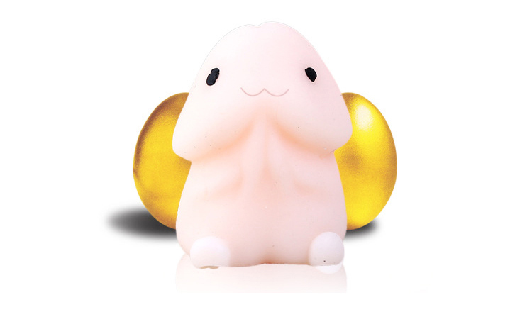 Stress Relief Penis Shape Slow Rising Squishy Toy Squeeze Decompression Gift Relaxing Adult Novelty Toy Pu Material - 5