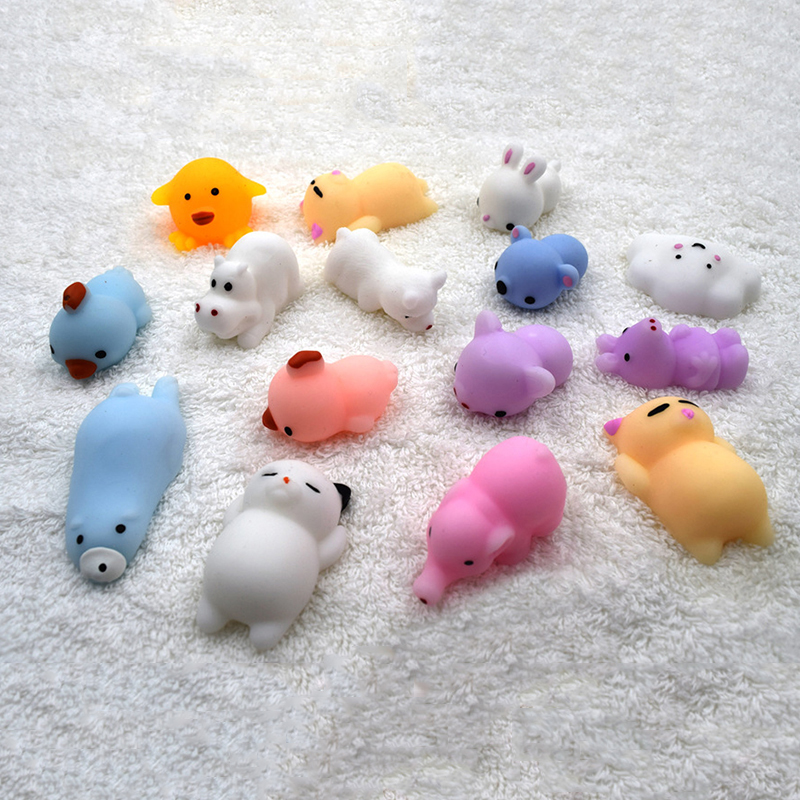 Adorable Mini Animal Squishies Kawaii Mochi Stress Relief Toys For Kids Soft Squeezable Stressreducing Gifts - 2