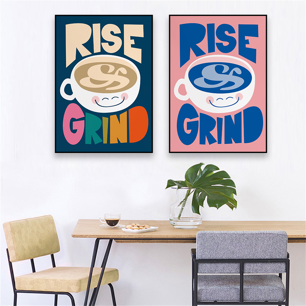 Coffee Bar Art Prints MidCentury Kitchen Decor - 12