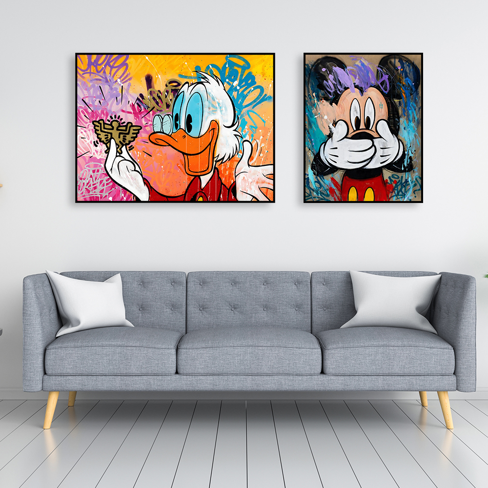 Funny Cartoon Wall Art MickeyDonald - 10
