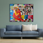 Abstract Jesus Canvas Wall Art Decor - 2