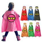 Superhero Ninja Costume With Capes Masks For Kids Birthday Christmas - 1