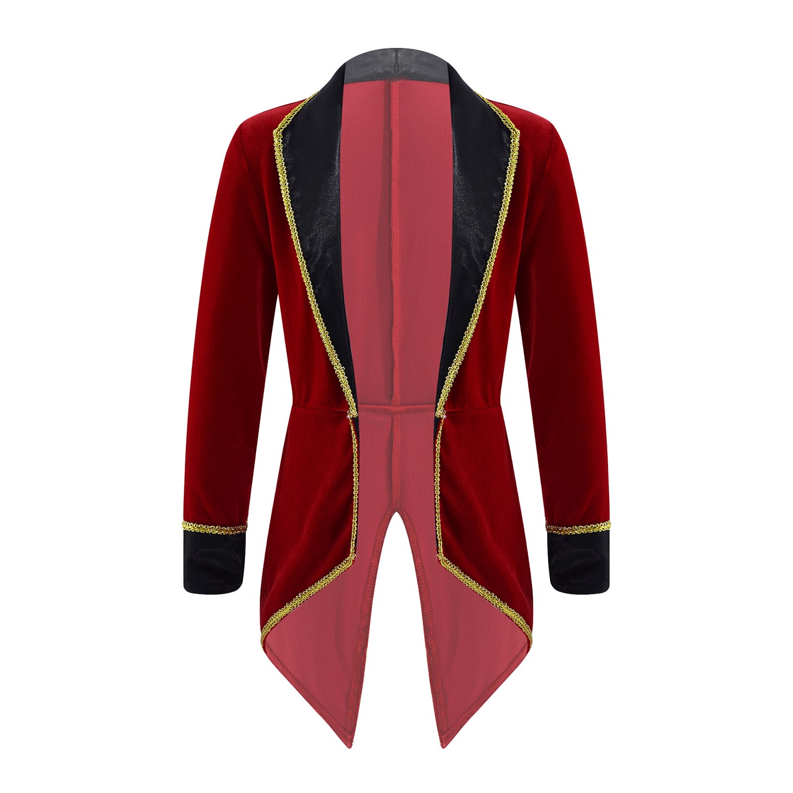 Kids Circus Ringmaster Costume Tailcoat Jacket For Halloween Christmas Carnival - 8