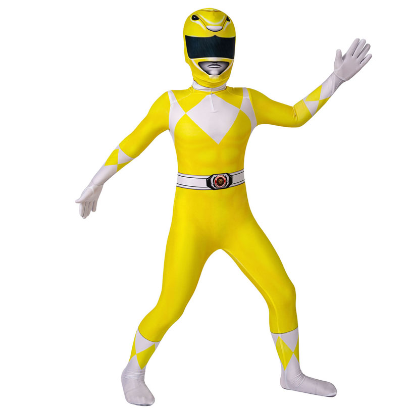 Boys Halloween Zentai Bodysuit Zyuranger Cosplay Carnival Costume For Kids - 37