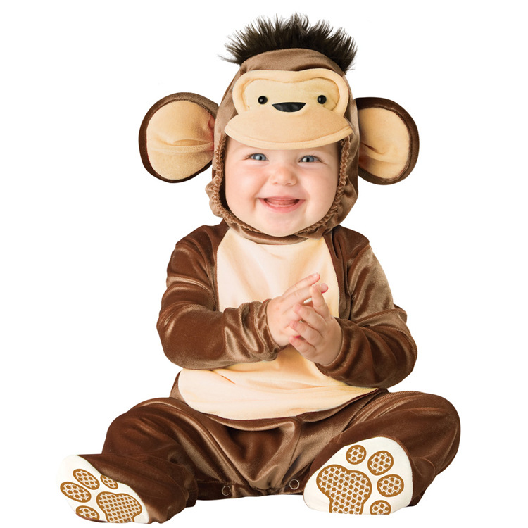 Kids Halloween Dinosaur Romper Costume Set Toddler Triceratops Cosplay Outfit - 7