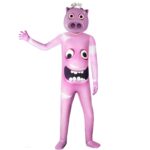 Kids Halloween Horror Game Cosplay Costume Green Monster Figure Outfit - 4