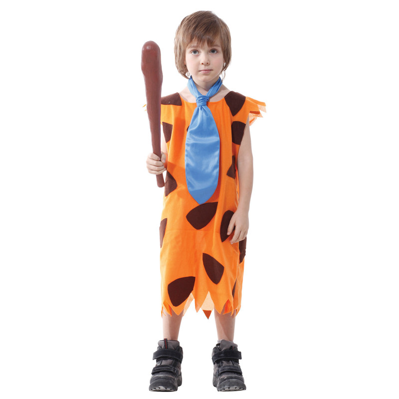 Kids Stone Age Indian Costume For Halloween Carnival Mardi Gras Parties - 11