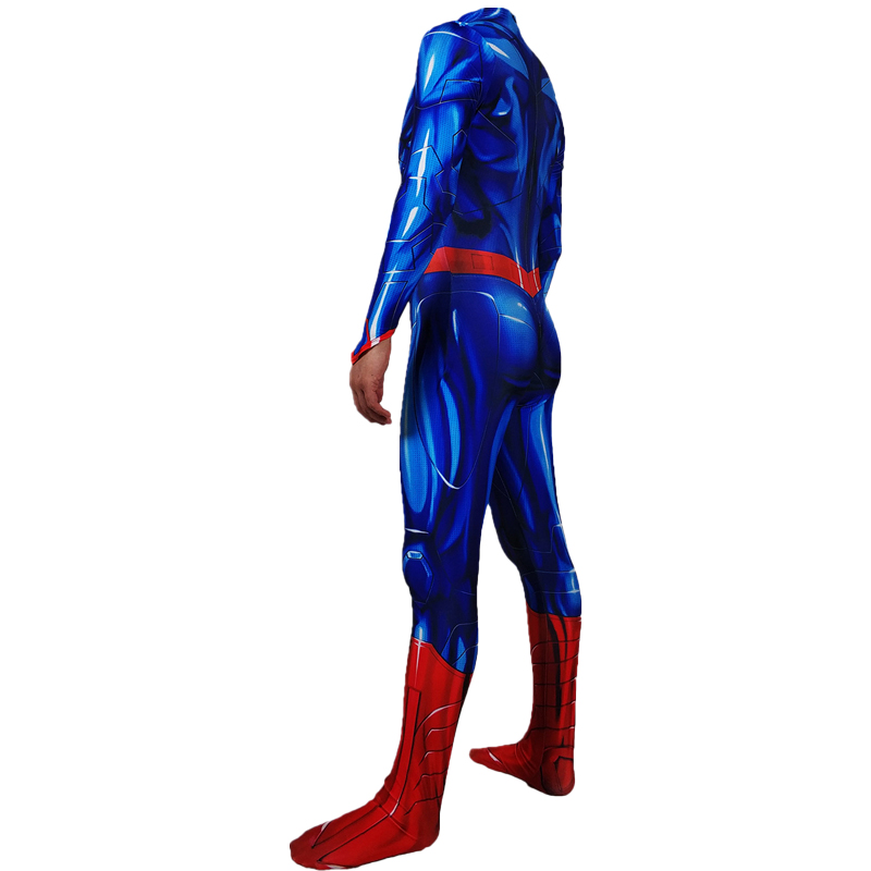 Superhero Halloween Costume For Kids Adults Fullsize Jumpsuit - 12