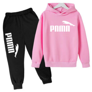 Boys Springautumn Sports Tracksuit Set Hoodie Jacket Pants Kids Fashion - 1