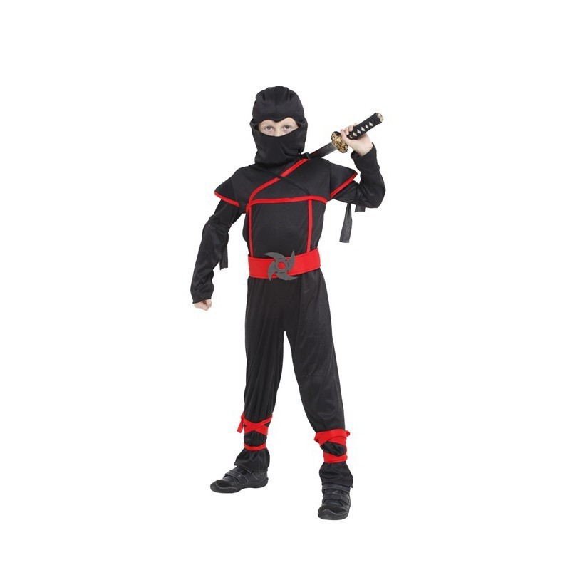 Kids Ninja Costume For Boys Cosplay Birthday Year Party 95150cm - 7