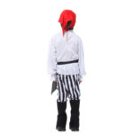 Boys Pirate Caribbean Captain Hook Cosplay Costume For Halloween Purim Carnival - 5