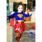 Kids Girls Superhero Cosplay Cape Anime Costumes For Halloween Carnival Party - 5